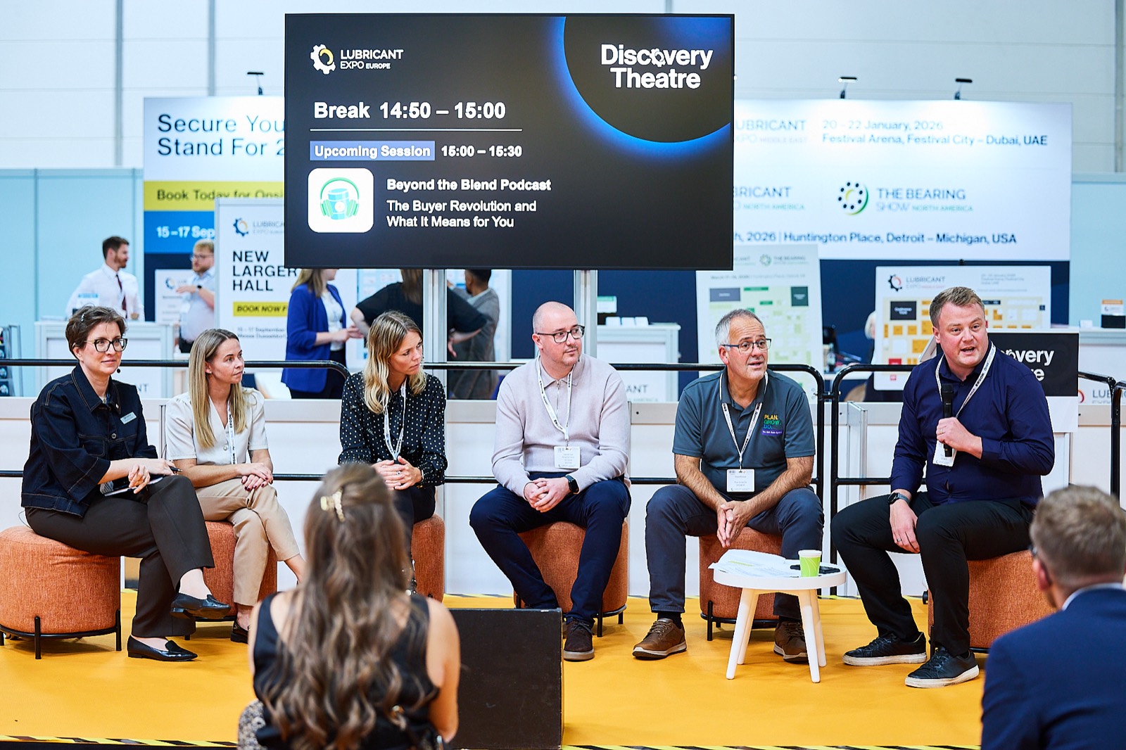 Rob Taylor on the Beyond the Blend panel at Lubricant Expo Europe