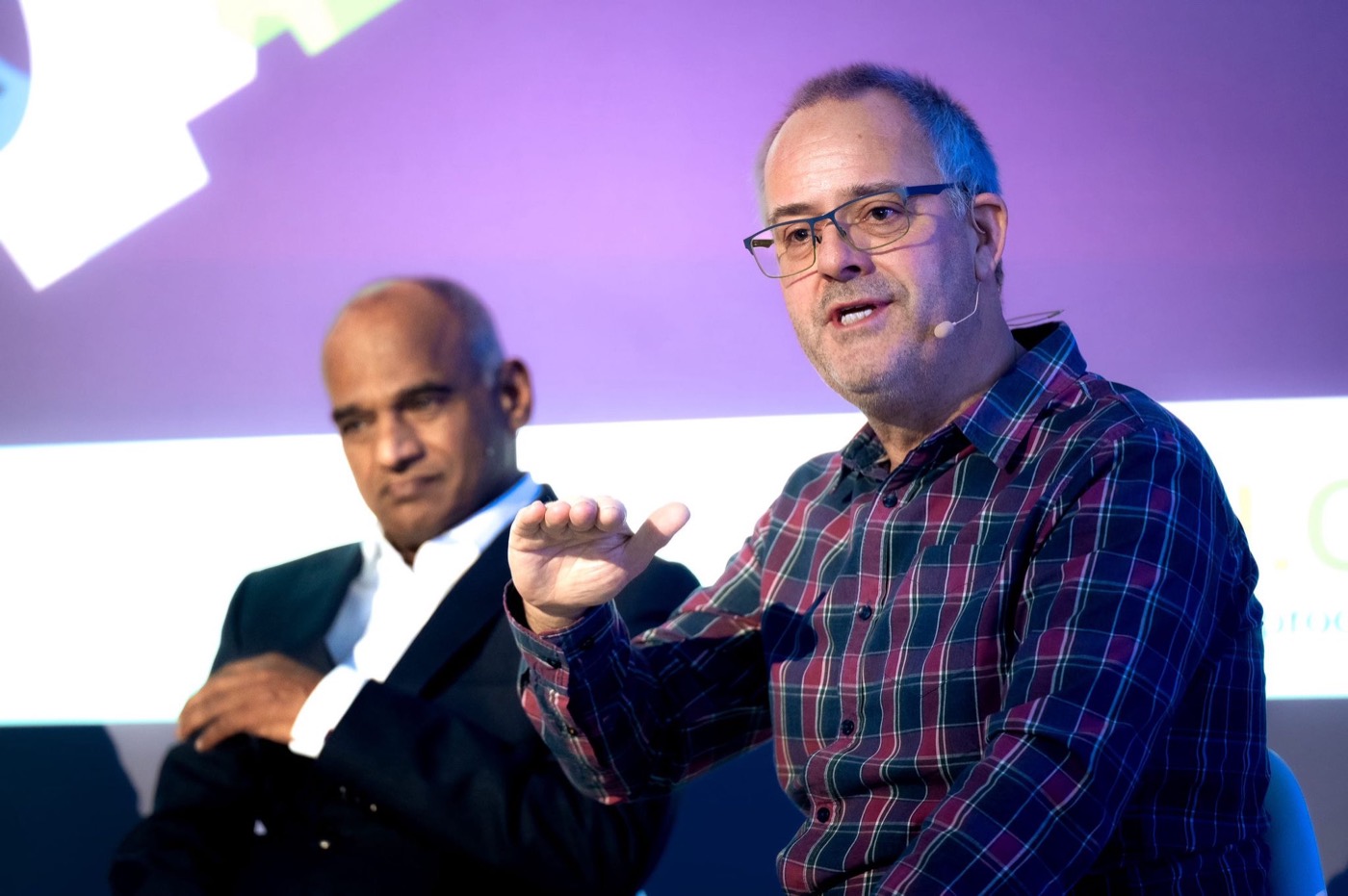 Steve Knapp speaking on an industry panel